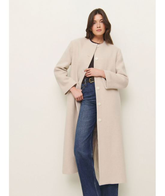 Cream Asher Jacket Long